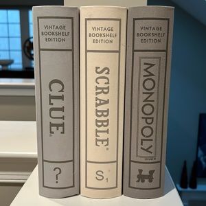 Pottery Barn Vintage Bookshelf Edition Games